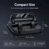 2-in-1 Car Mobile Phone Holder Parking Number Plate Foldable Bracket1 -in-1 Car Mobile Phone Holder & Parking Number Plate Holder – Foldable Bracket
