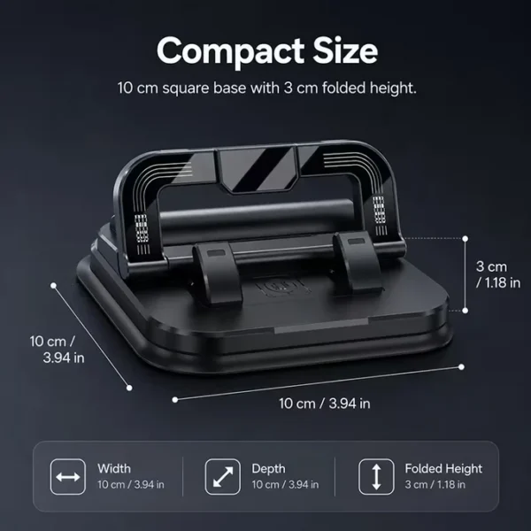2-in-1 Car Mobile Phone Holder Parking Number Plate Foldable Bracket1 -in-1 Car Mobile Phone Holder & Parking Number Plate Holder – Foldable Bracket