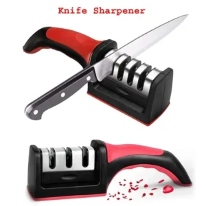 3-Section Multi-Functional Kitchen Knife Sharpener