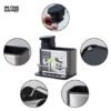 3-in-1 Stainless Steel Soap Dispenser with Sponge & Spoon Holder