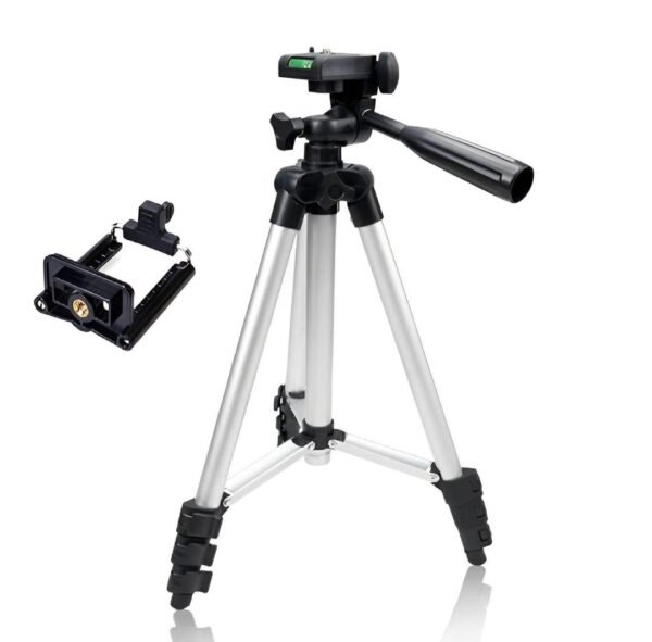 3.5ft Adjustable Tripod Stand for Mobile & Camera with Carry Bag 1 3.5ft Adjustable Tripod Stand for Mobile & Camera with Carry Bag