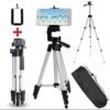 3.5ft Adjustable Tripod Stand for Mobile & Camera with Carry Bag 2 3.5ft Adjustable Tripod Stand for Mobile & Camera with Carry Bag