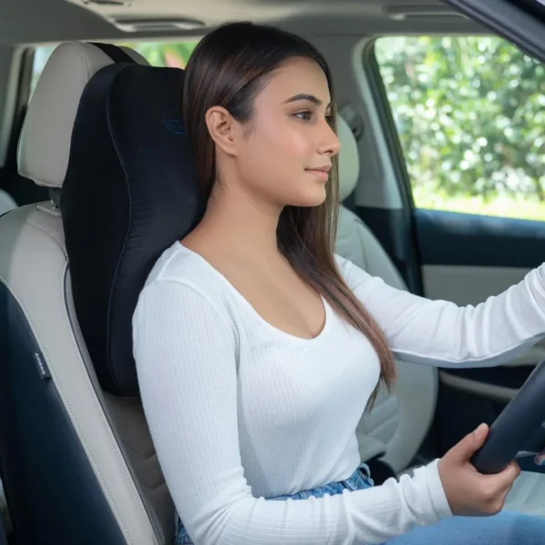 3D Foam Car Neck Pillow Seat Backrest Lumbar Support Cushion 2 3D Foam Car Neck Pillow & Seat Backrest Lumbar Cushion