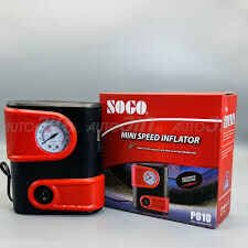 Autojin Sogo P010 12V DC Tyre Air Compressor Pump for Car & Motorcycle1 Autojin Sogo P010 12V DC Tyre Air Compressor Pump – Car & Motorcycle Tire Inflator
