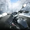 Winter Handle Gloves for Bikes – Black Fleece Warm Motorcycle Gloves