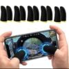 Black Velvet Thumb Sleeves for Mobile Gaming – Anti-Slip Finger Covers