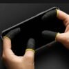 Black Velvet Thumb Sleeves for Mobile Gaming – Anti-Slip Finger Covers