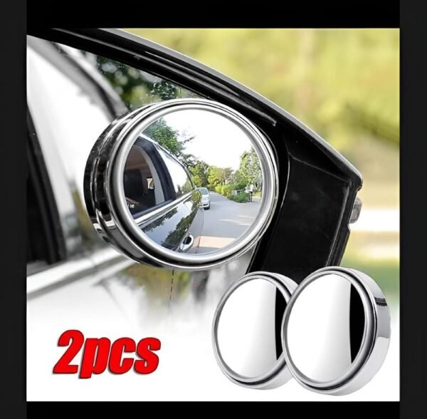 Car Convex Side Mirror Set 2Pcs – Durable Wide-Angle Blind Spot Mirrors