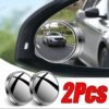 Car Convex Side Mirror Set 2Pcs – Durable Wide-Angle Blind Spot Mirrors