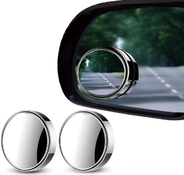 Car Convex Side Mirror Set 2Pcs – Durable Wide-Angle Blind Spot Mirrors