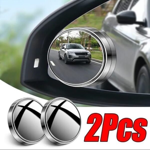 Car Convex Side Mirror Set 2Pcs – Durable Wide-Angle Blind Spot Mirrors