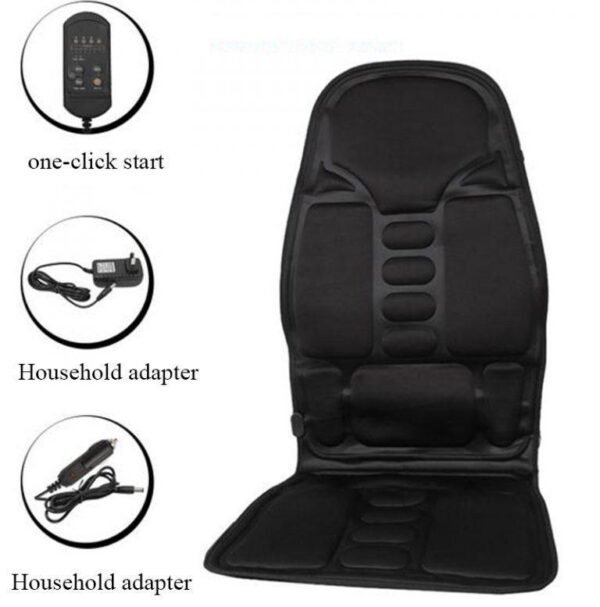 Car Seat Massager & Heated Cushion – Portable Massage Seat Pad2 Car Seat Massager & Heated Cushion – Portable Back & Seat Massage Pad
