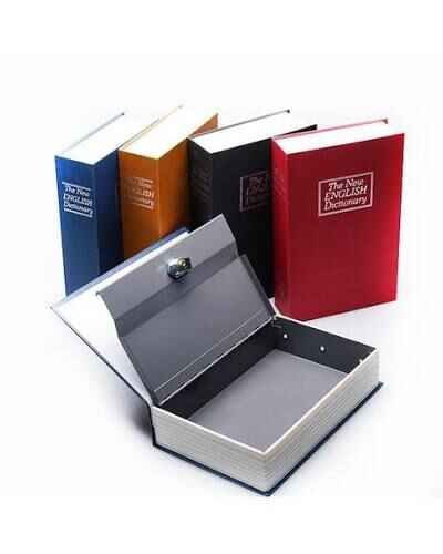 Dictionary Book Safe Hidden Lock Box for Money, Jewelry & Passport2 Dictionary Book Safe with Lock & Keys – Hidden Storage Box