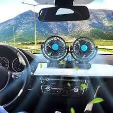 Dual Head 360° Rotating Car Cooling Fan Low Noise Strong Wind 1 Dual Head 360° Rotating Car Cooling Fan – Low Noise Strong Wind