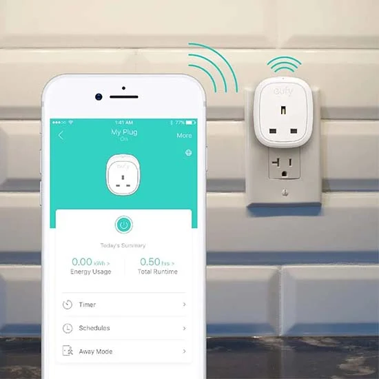 Eufy T1203 WiFi Smart Plug with Energy Monitoring4 Eufy WiFi Smart Plug T1203 with Energy Monitoring – 13A