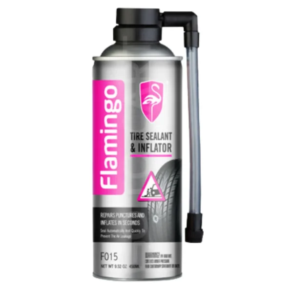 Flamingo Tire Sealant & Inflator 450ml – Quick Tyre Repair & Air Pump