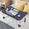 Foldable Laptop Table – Adjustable Portable Bed Desk for Study & Work