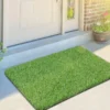 Grass Door Mat – Non-Slip Dust & Dirt Trapping Entrance Mat for Home & Office Green Grass Door Mat – Non-Slip Dustproof Entrance Mat for Home & Office