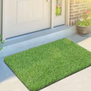Green Grass Door Mat – Non-Slip Dustproof Entrance Mat for Home & Office
