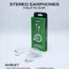 Infinix Half In-Ear Stereo Earphones with Microphone – Clear Sound & Comfortable Fit