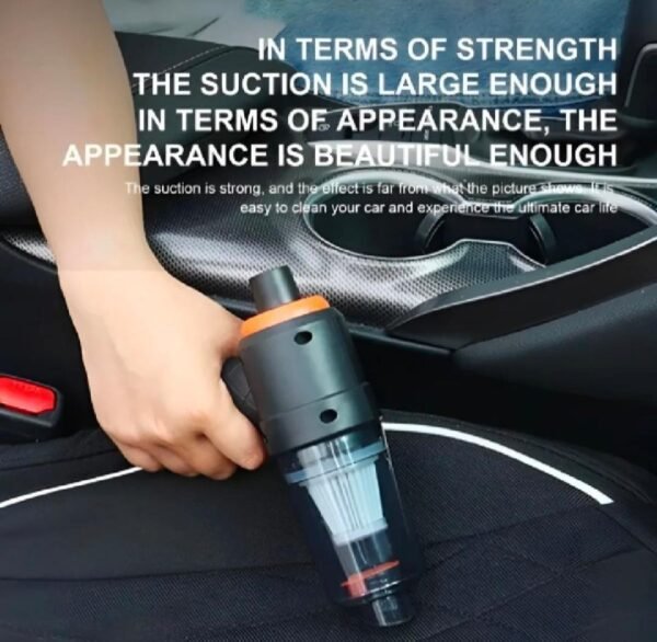 Portable 6 Inch Black Car Vacuum Cleaner ABS Dust Remover3 Portable Car Vacuum Cleaner – 6" ABS Dust Remover