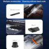 Portable 6 Inch Black Car Vacuum Cleaner ABS Dust Remover4 Portable Car Vacuum Cleaner – 6" ABS Dust Remover
