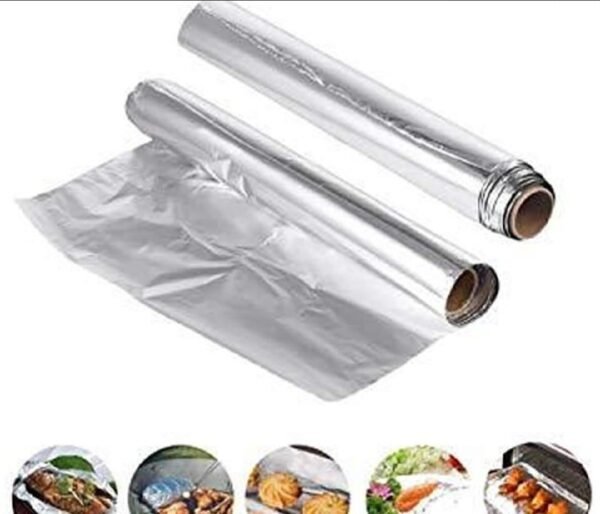 Premium Aluminium Foil Roll 5m x 30cm – Durable Food Wrapping & Kitchen Cooking Foil