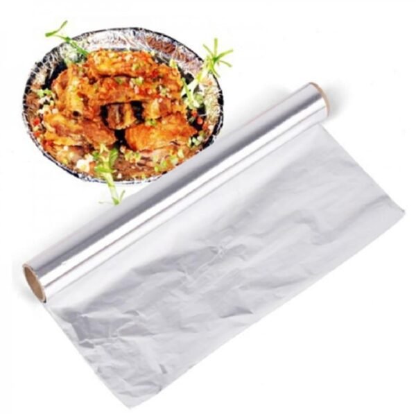 Premium Aluminium Foil Roll 5m x 30cm – Durable Food Wrapping & Kitchen Cooking Foil