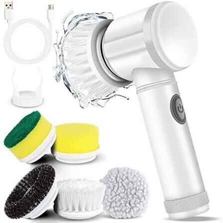 Rechargeable 5-in-1 Magic Cleaning Brush Multifunctional Electric Brush2 Rechargeable 5-in-1 Magic Cleaning Brush – Multifunctional Electric Brush