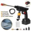 Rechargeable High Pressure Washer Gun Portable Cordless Car Cleaning Machine2 Rechargeable High Pressure Washer Gun – Portable Cordless Car Cleaning Spray Pump
