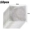 Silver Wired Dishwashing Cloth for Kitchen Cleaning 3 Silver Wired Dishwashing Cloth for Kitchen Cleaning