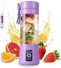 USB Rechargeable 6-Blade Portable Juicer Blender 380ml3 USB Rechargeable Juicer Blender – 6-Blade Portable Mini Blender 380ml