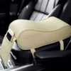 Universal Car Arm Rest Cushion Beige Comfortable Console Armrest Pad1 Universal Car Arm Rest Cushion Beige – Comfortable Console Armrest Pad