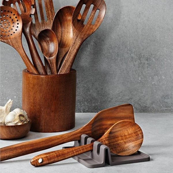 Kitchen Spoon Rest for Multiple Utensils